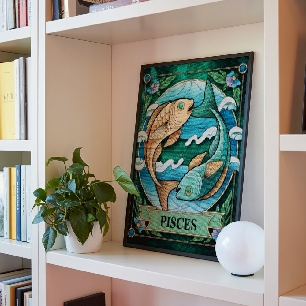 Diamantmalerei – Sternzeichen – Fische