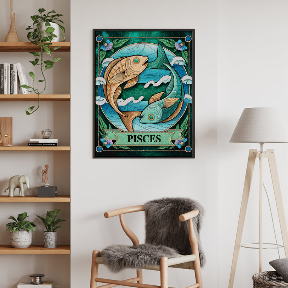 Diamantmalerei – Sternzeichen – Fische