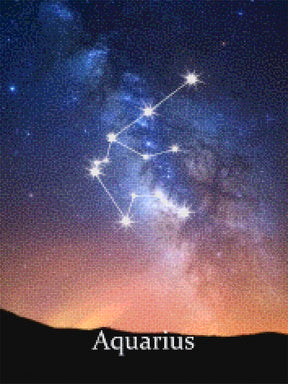 Diamantmalerei – Sternzeichen – Wassermann