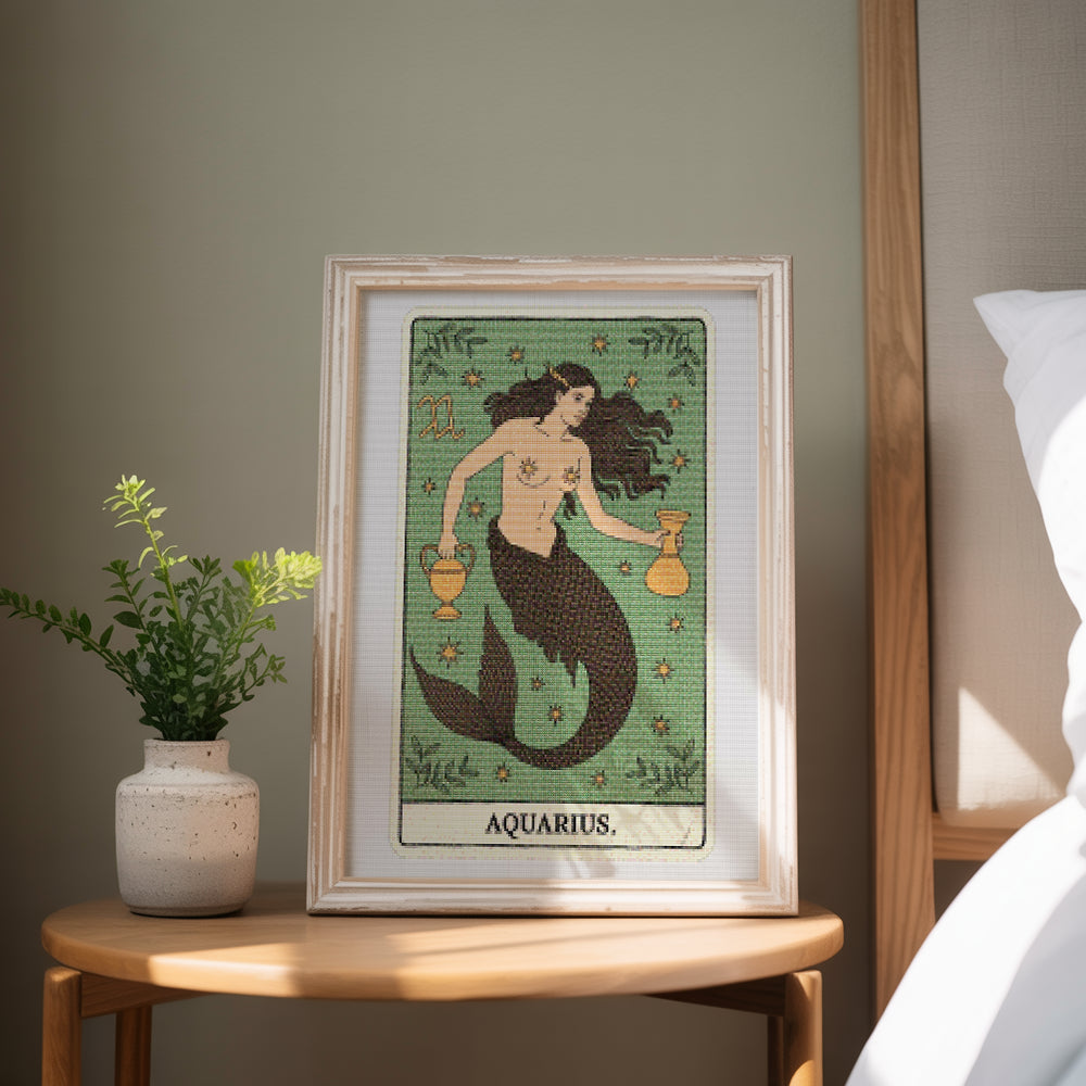 Diamantmalerei – Sternzeichen – Wassermann