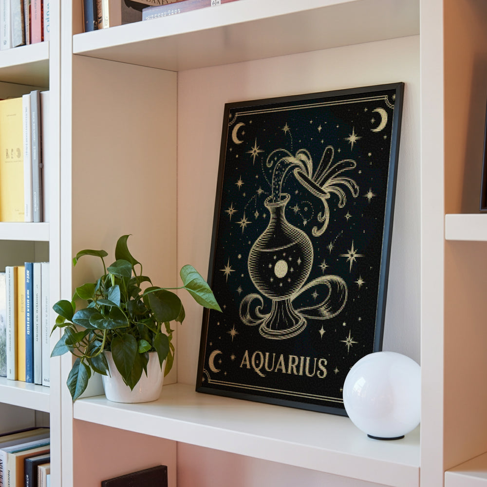 Diamantmalerei – Sternzeichen – Wassermann