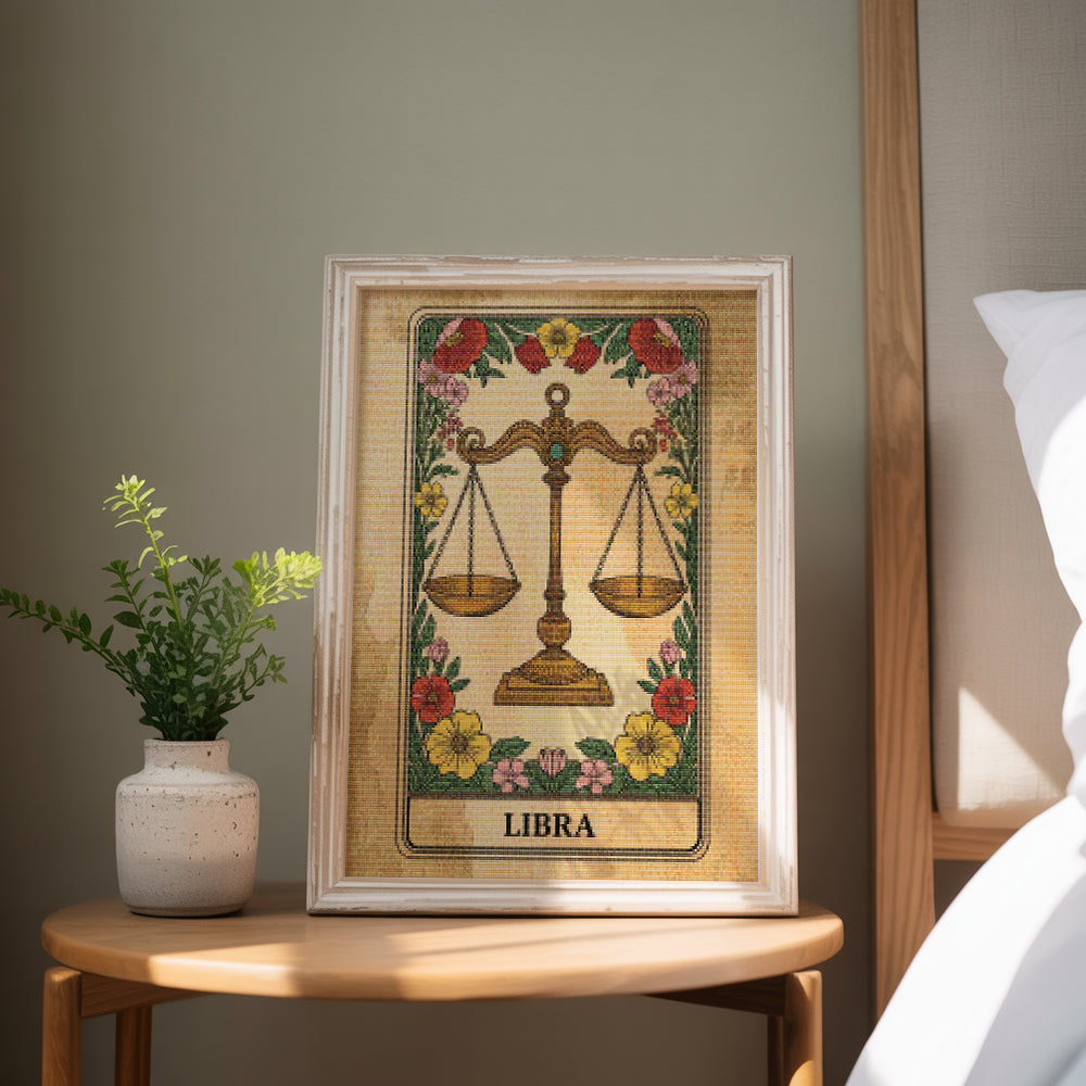 Diamantmalerei - Sternzeichen - Waage