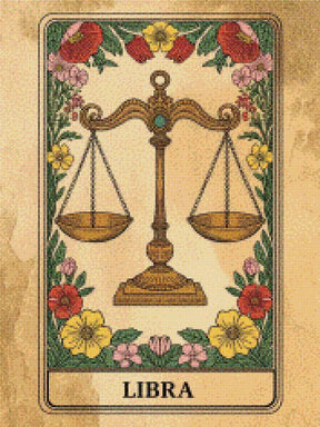 Diamantmalerei - Sternzeichen - Waage