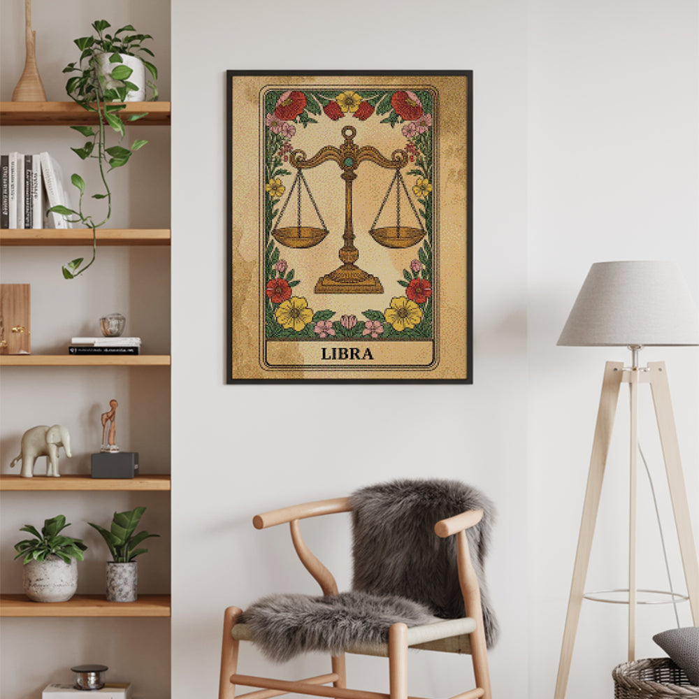 Diamantmalerei - Sternzeichen - Waage