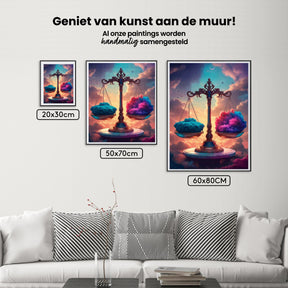 Diamantmalerei - Sternzeichen - Waage