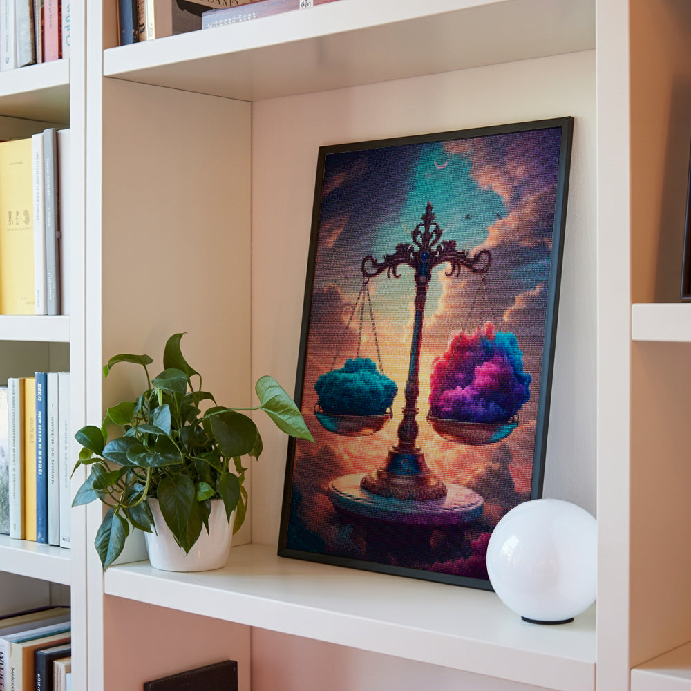 Diamantmalerei - Sternzeichen - Waage