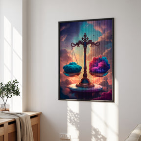 Diamantmalerei - Sternzeichen - Waage