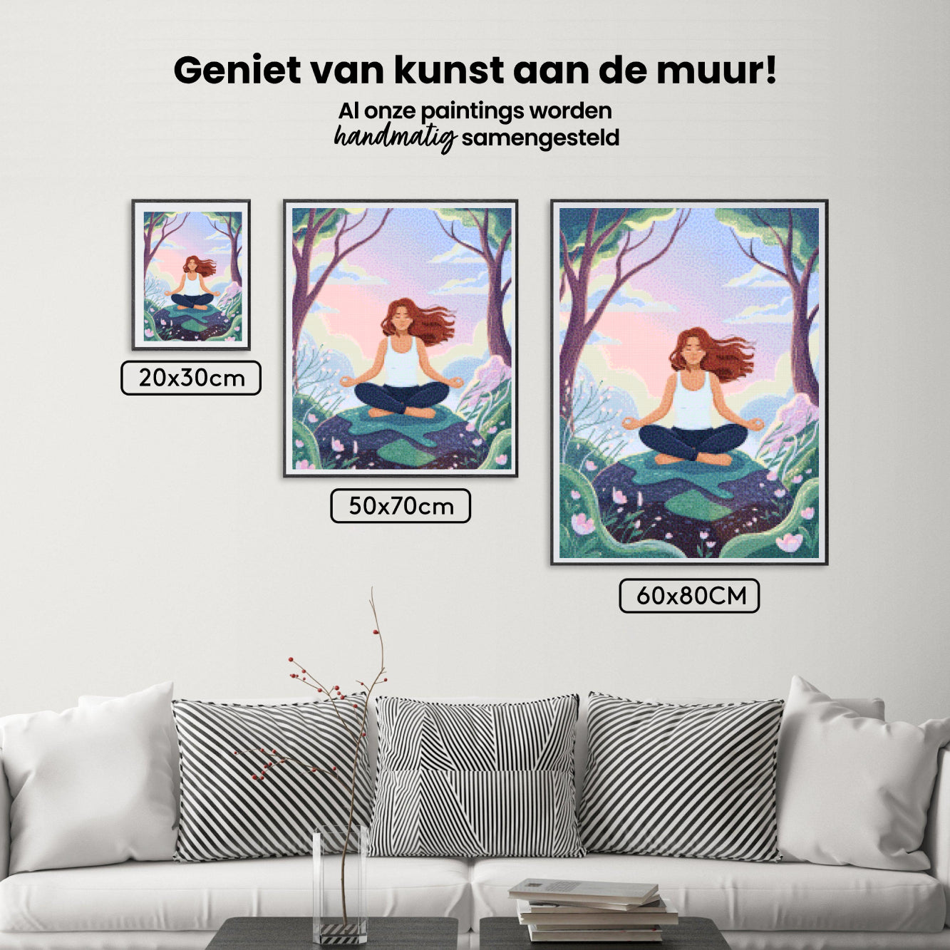 Diamantmalerei - Stille in der Blüte