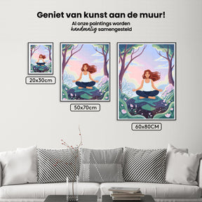 Diamantmalerei - Stille in der Blüte