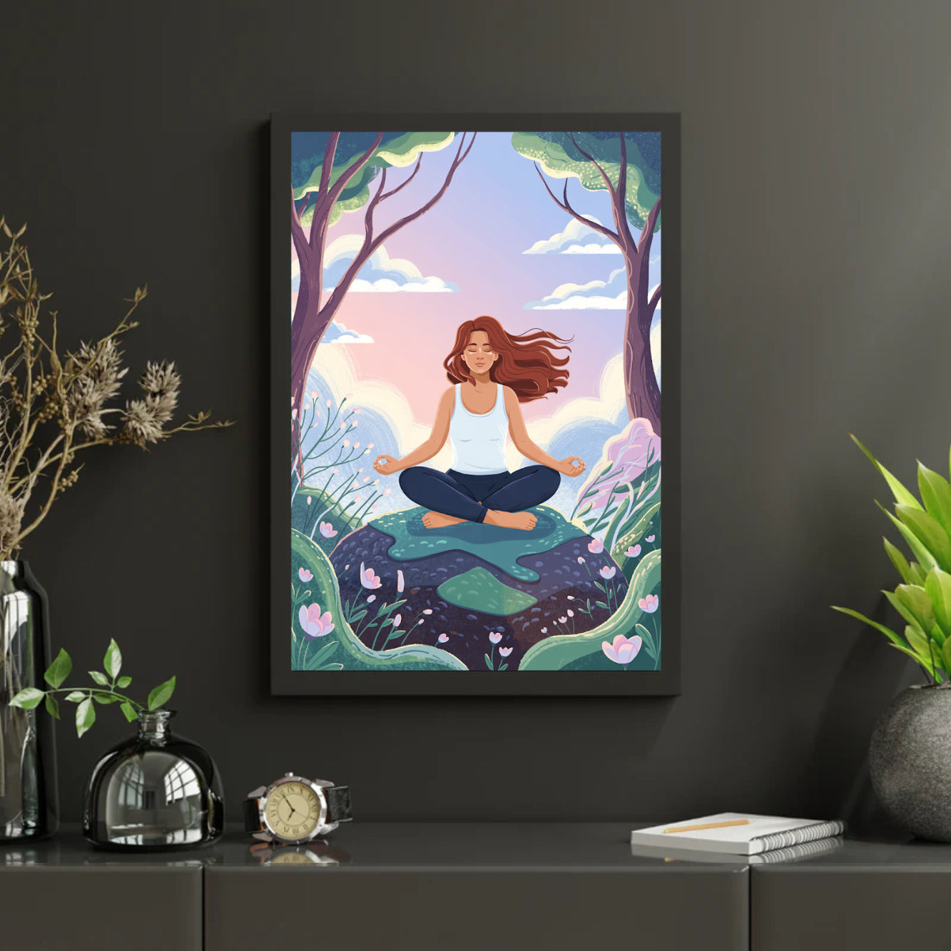 Diamantmalerei - Stille in der Blüte