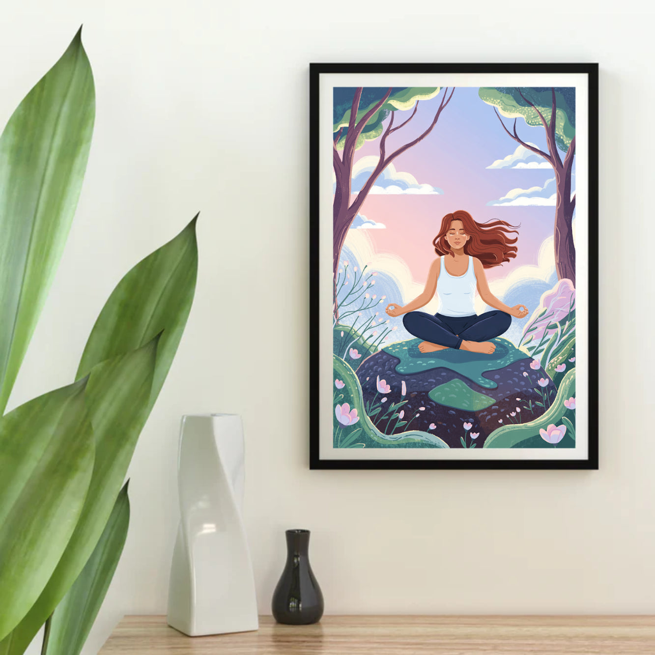 Diamantmalerei - Stille in der Blüte