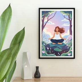 Diamantmalerei - Stille in der Blüte