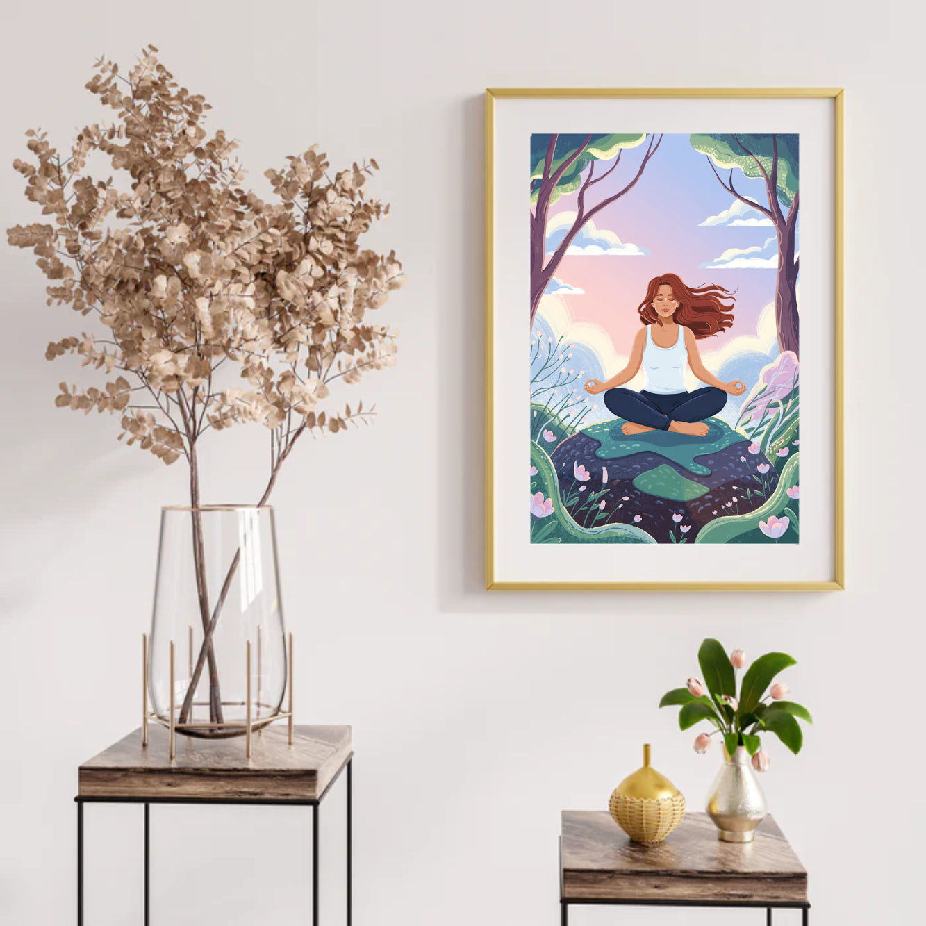 Diamantmalerei - Stille in der Blüte