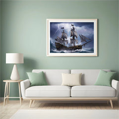 Diamantmalerei - Stormborn Galleon