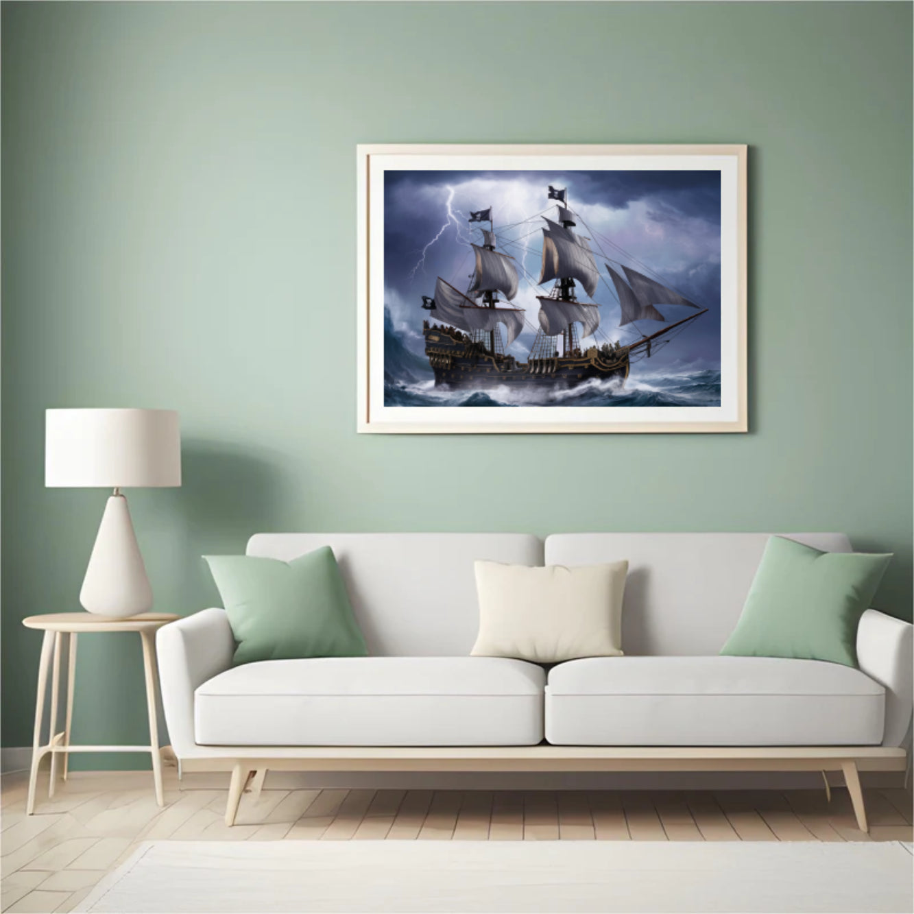 Diamantmalerei - Stormborn Galleon