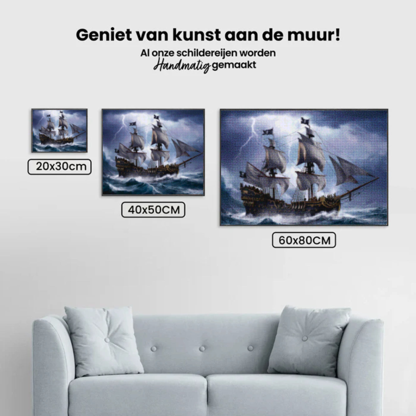 Diamantmalerei - Stormborn Galleon