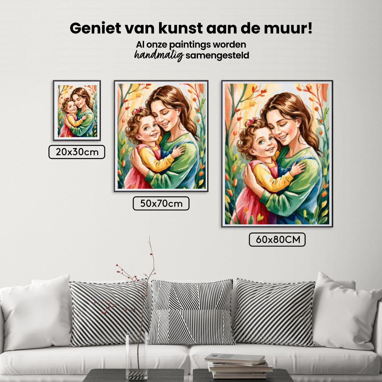 Diamantmalerei - Zärtliche Umarmung