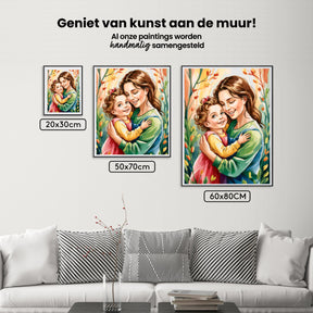 Diamantmalerei - Zärtliche Umarmung