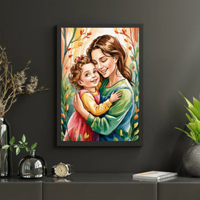 Diamantmalerei - Zärtliche Umarmung