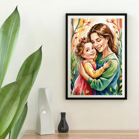 Diamantmalerei - Zärtliche Umarmung