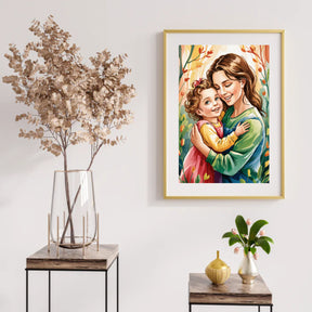 Diamantmalerei - Zärtliche Umarmung