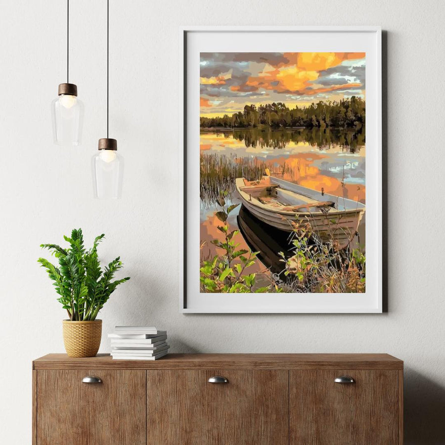 Diamantmalerei - Zeit zum Wegsegeln - SEOS Shop ®