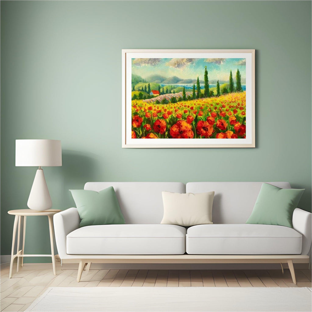 Diamantmalerei - Toskana-Landschaft - SEOS Shop ®