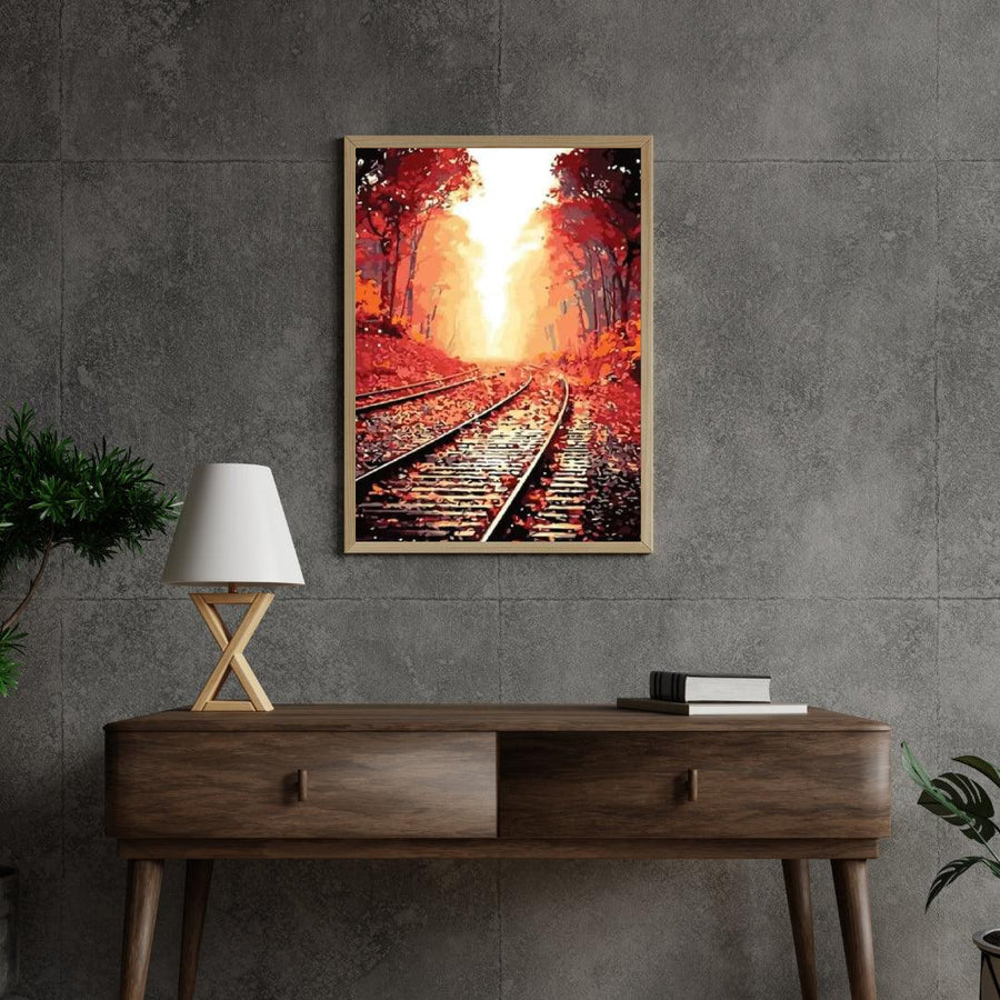 Diamantmalerei - Eisenbahnschienen - SEOS Shop ®