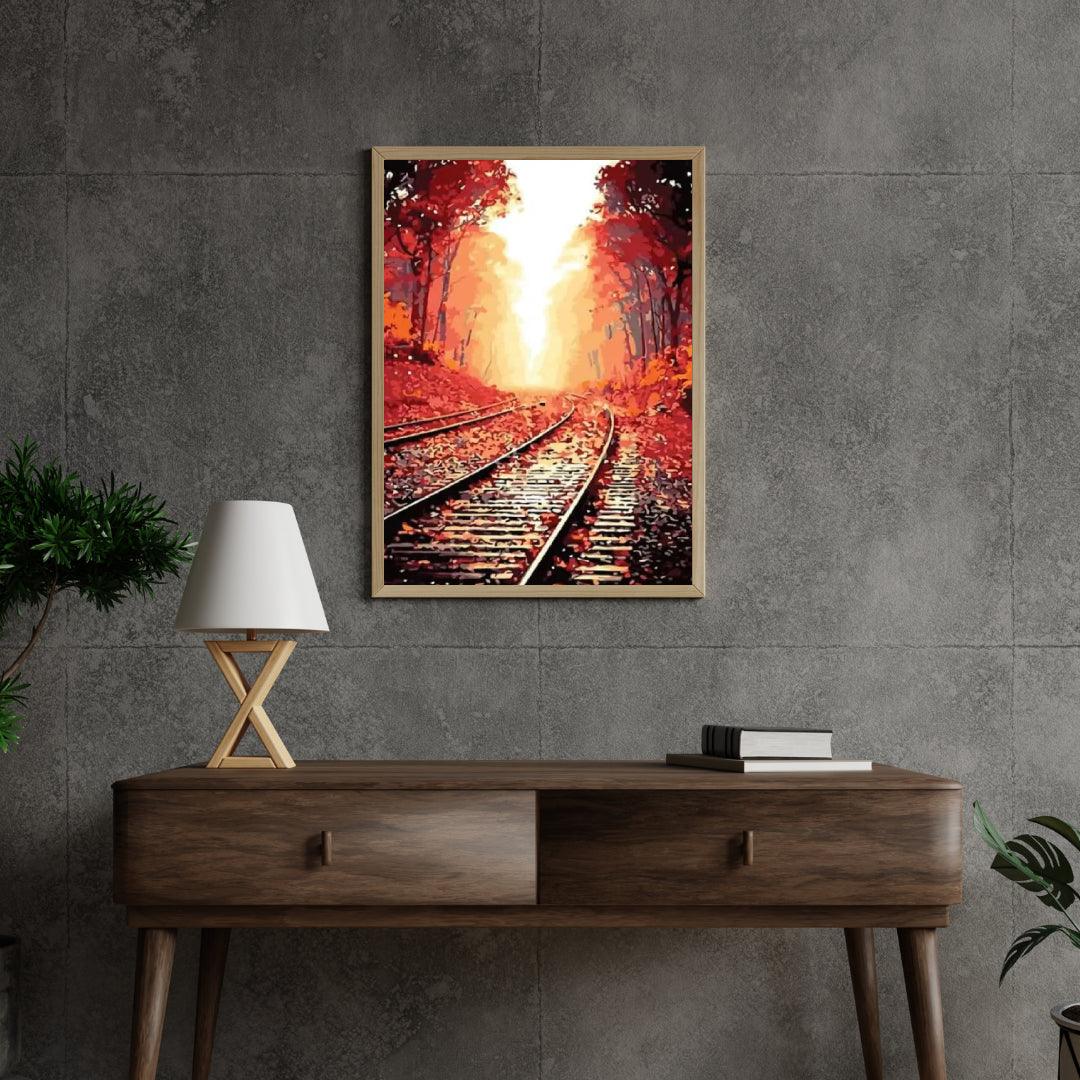 Diamantmalerei - Eisenbahnschienen - SEOS Shop ®