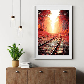 Diamantmalerei - Eisenbahnschienen - SEOS Shop ®