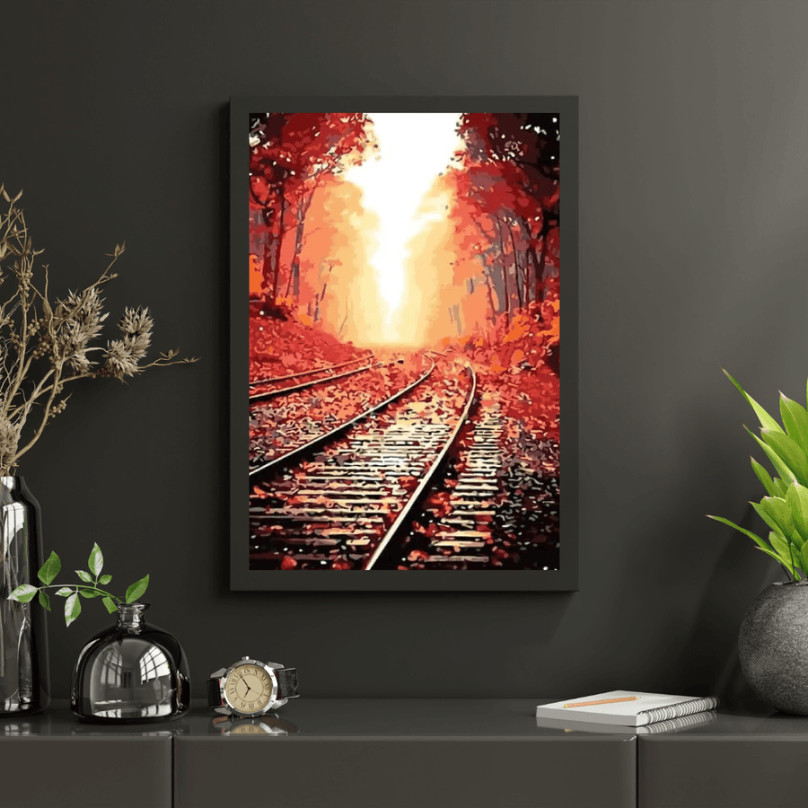 Diamantmalerei - Eisenbahnschienen - SEOS Shop ®