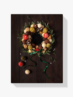 Diamantmalerei – Trüffel-Weihnachtskranz