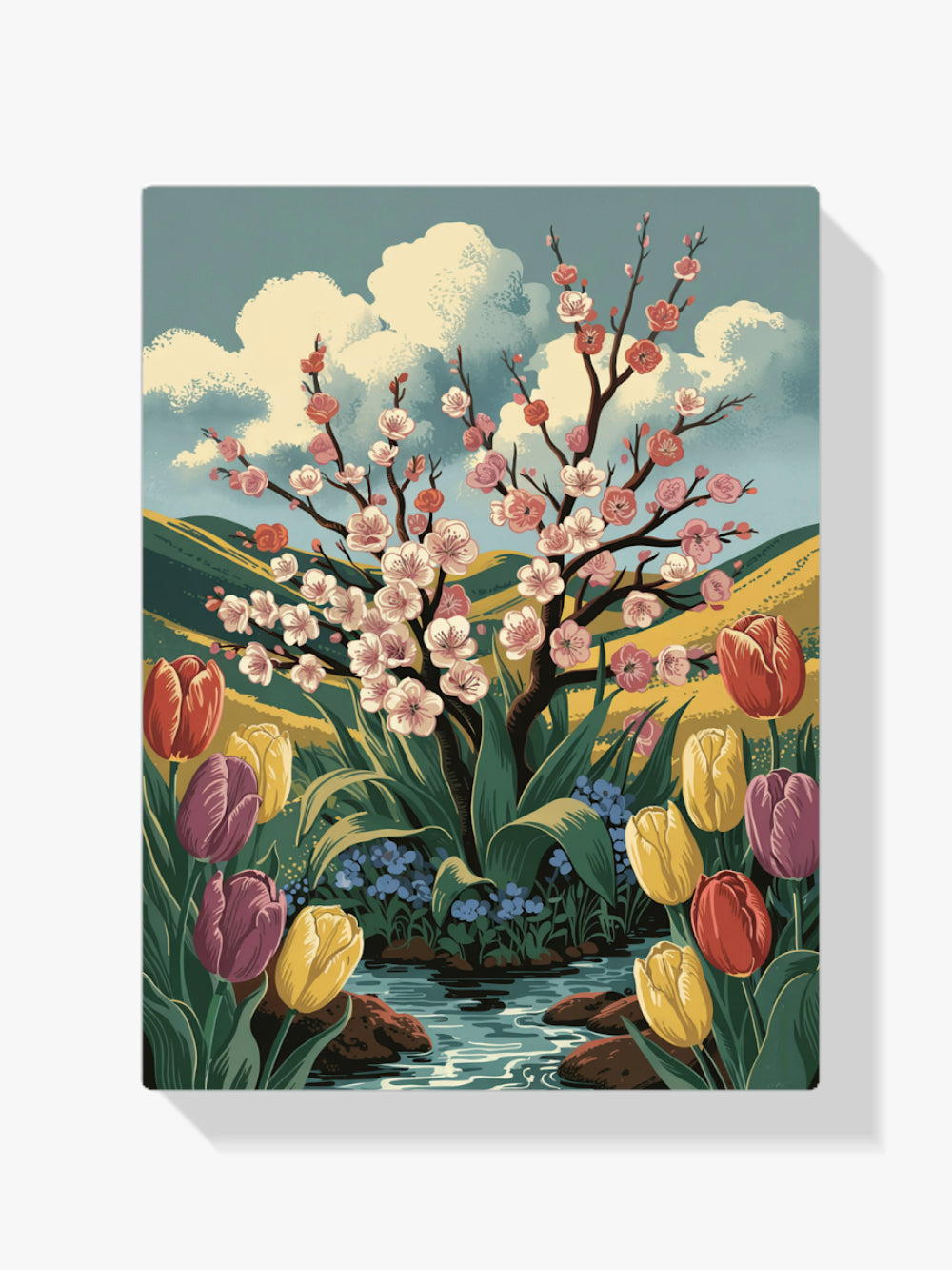 Diamantmalerei - Tulpenwalzer