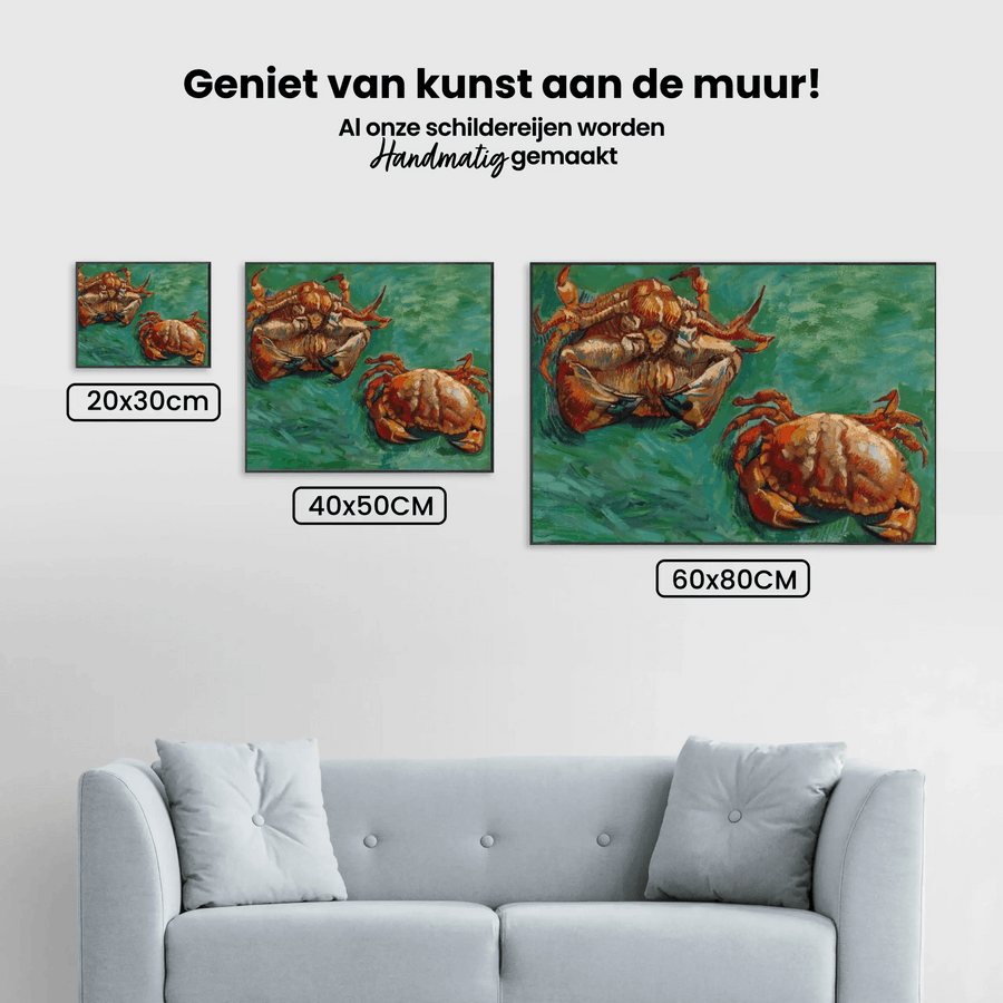 Diamantmalerei - Zwei Krabben