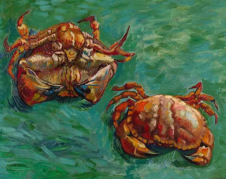 Diamantmalerei - Zwei Krabben