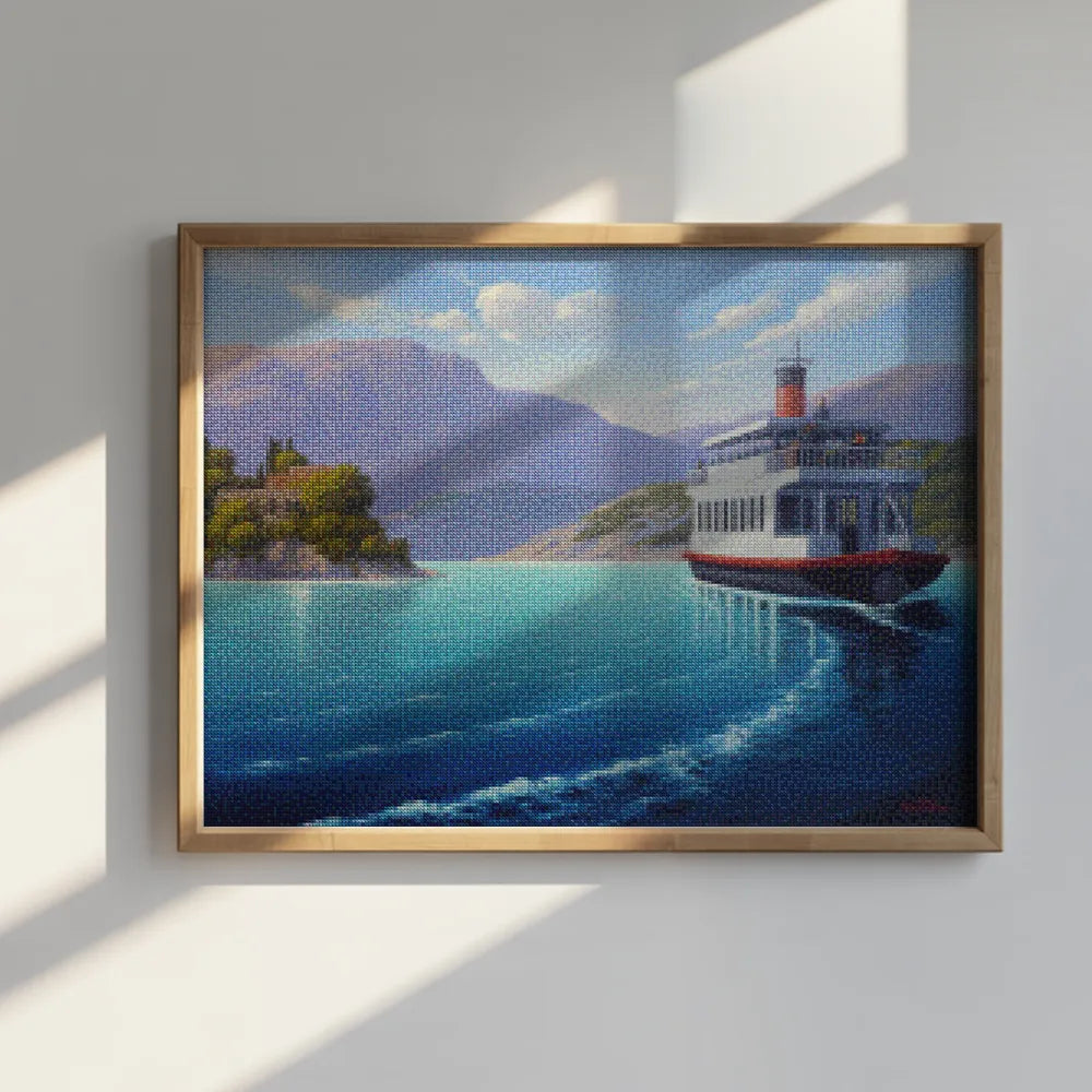 Diamantmalerei - Fähre nach Nirgendwo