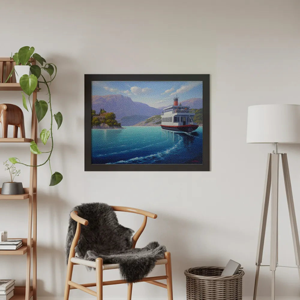 Diamantmalerei - Fähre nach Nirgendwo