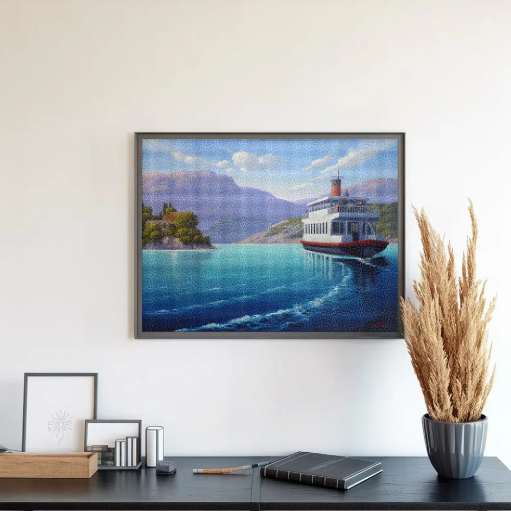 Diamantmalerei - Fähre nach Nirgendwo