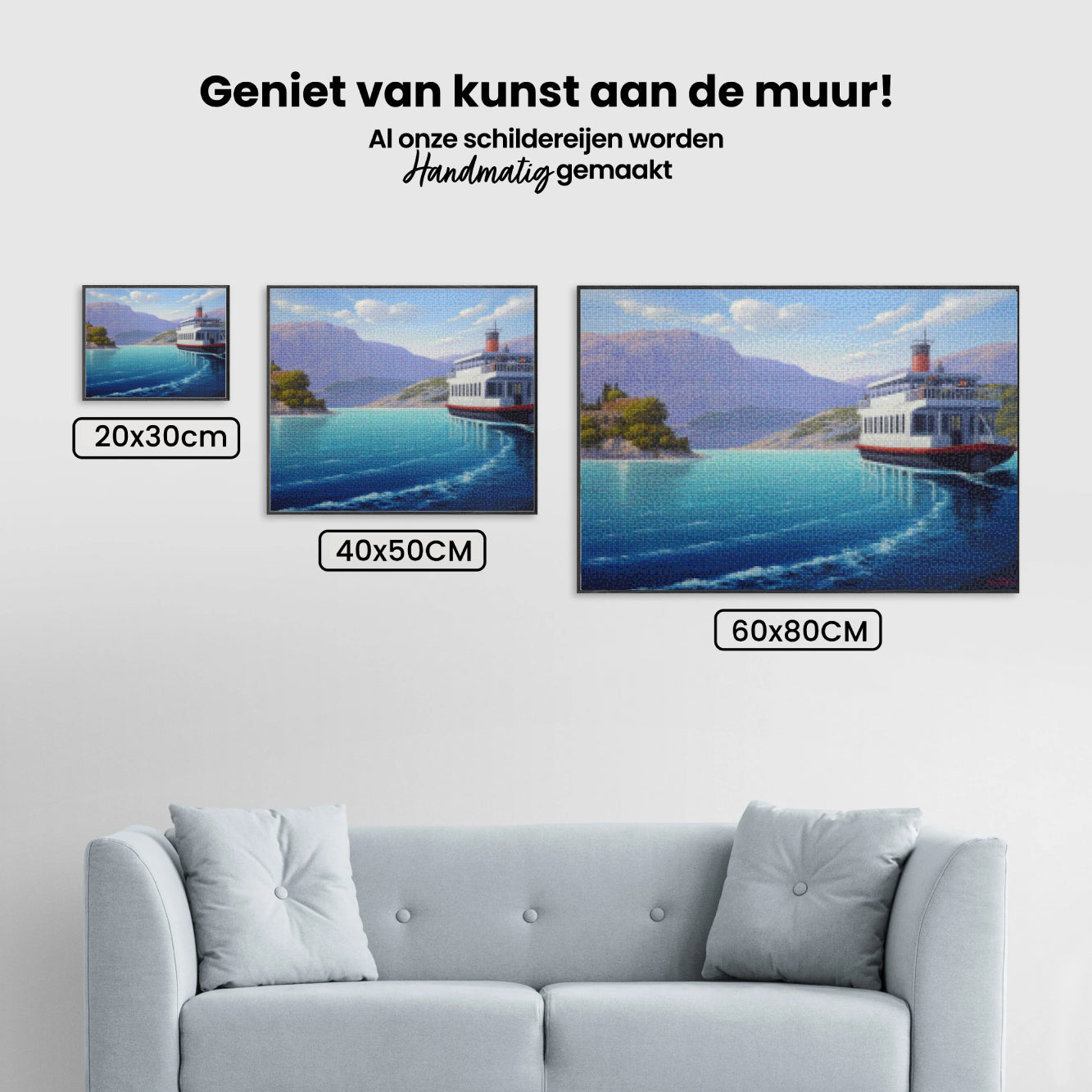 Diamantmalerei - Fähre nach Nirgendwo