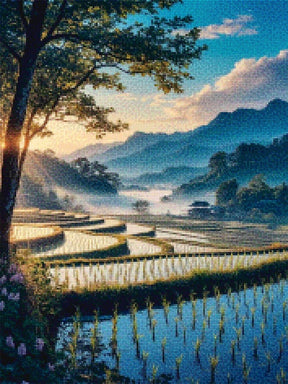 Diamantmalerei - Felder der Gelassenheit