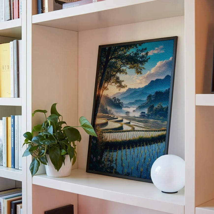 Diamantmalerei - Felder der Gelassenheit