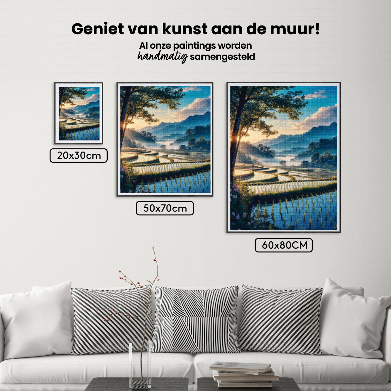 Diamantmalerei - Felder der Gelassenheit