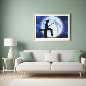 Diamantmalerei - Fische unter dem Vollmond - SEOS Shop ®