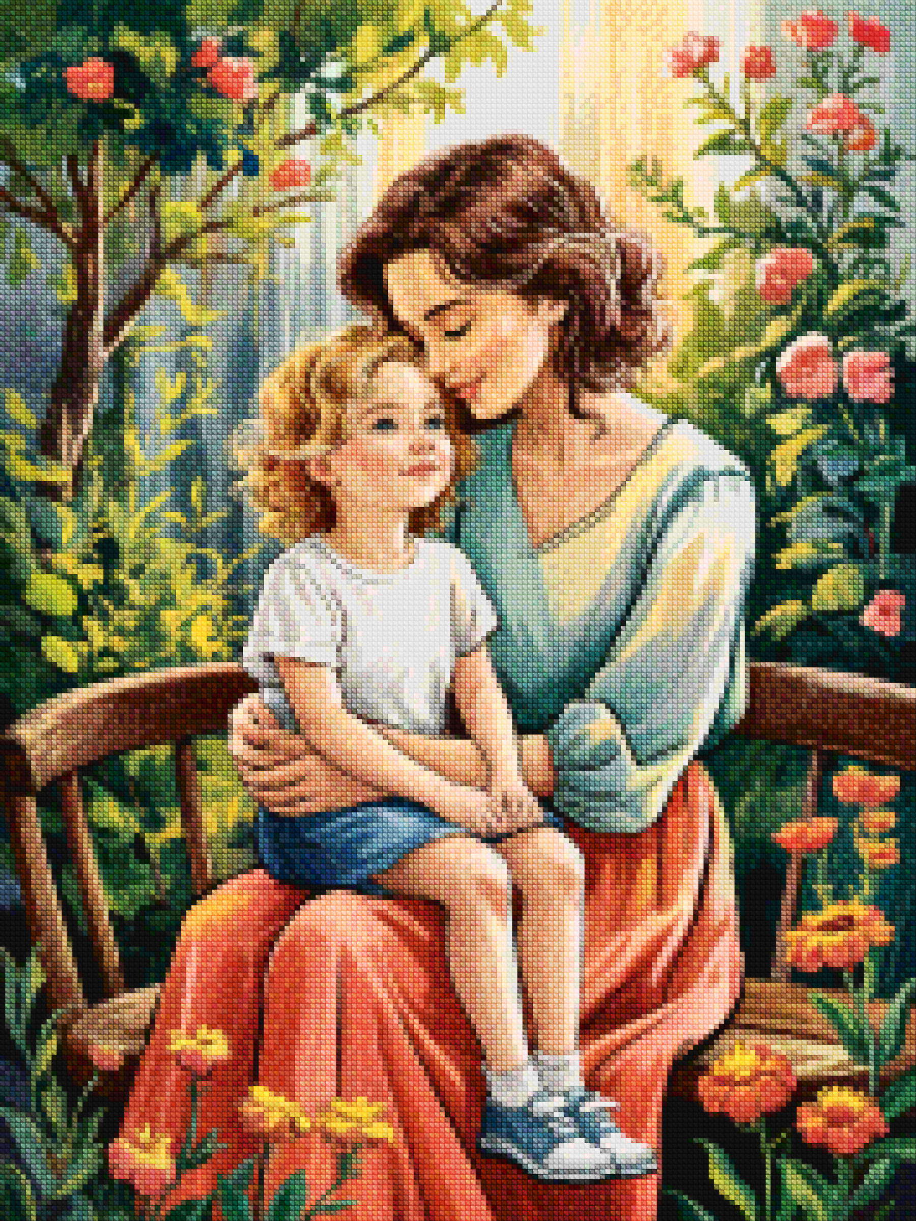 Diamantmalerei - Für immer ihr Kind