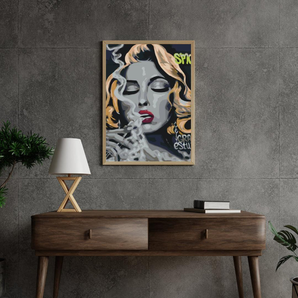 Diamond Painting - Frau mit Zigarette - SEOS Shop ®