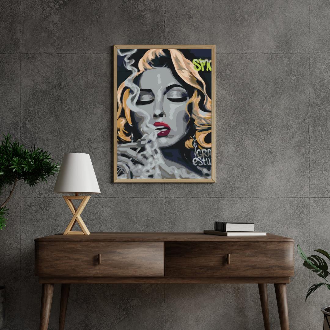 Diamond Painting - Frau mit Zigarette - SEOS Shop ®