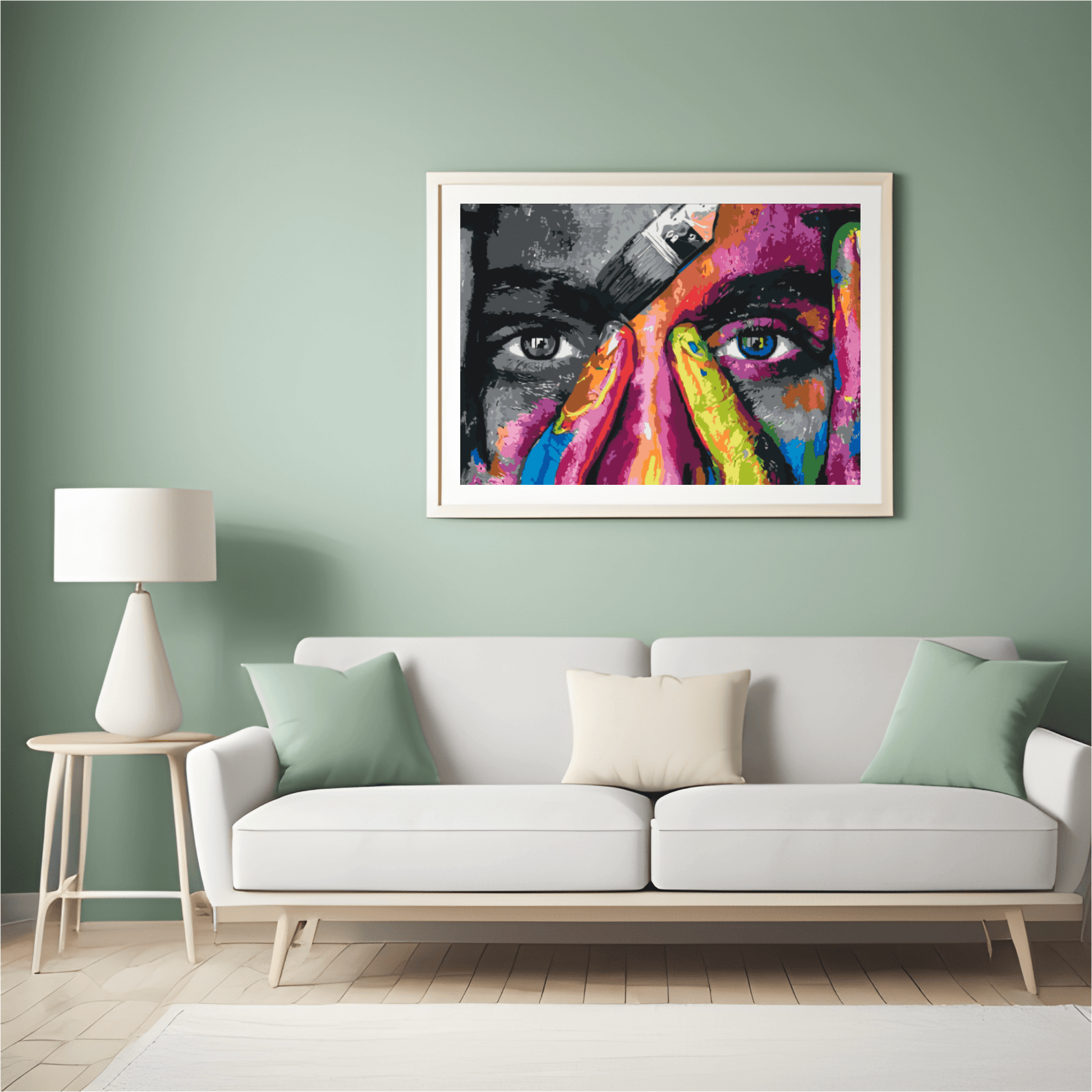 Diamond Painting - Frau mit zwei Gesichtern - SEOS Shop ®