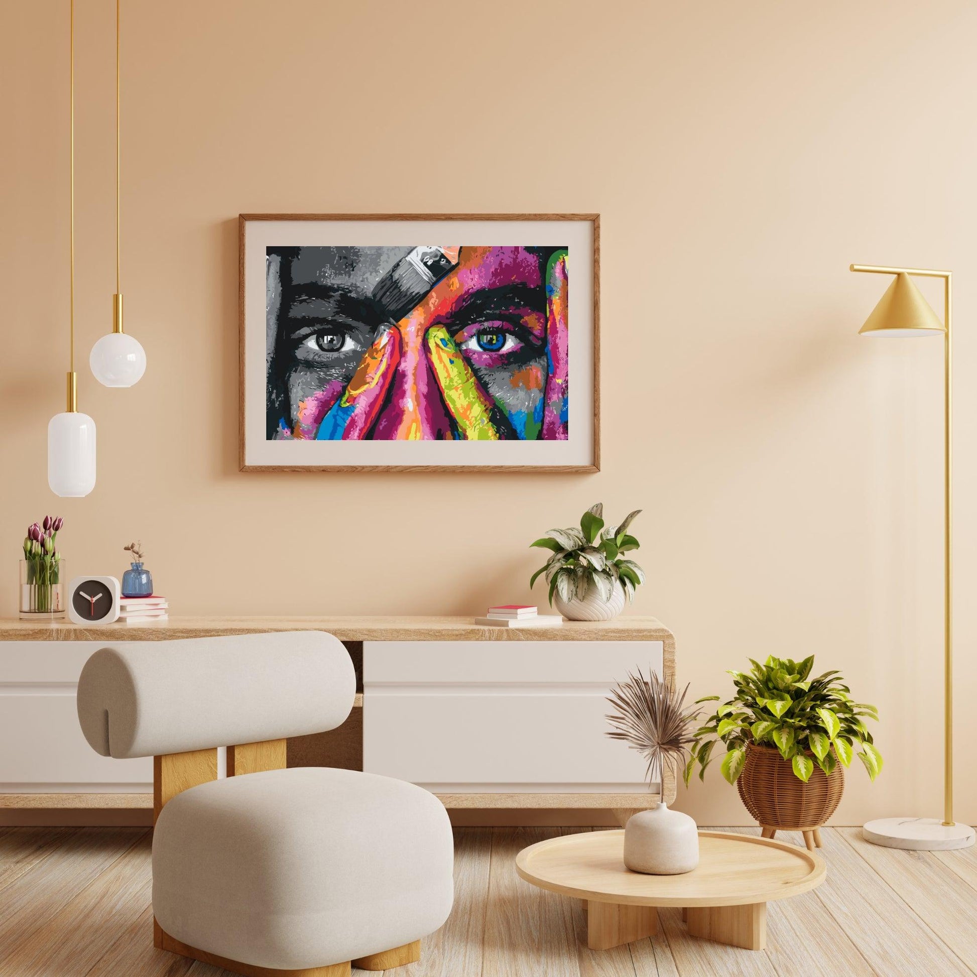 Diamond Painting - Frau mit zwei Gesichtern - SEOS Shop ®