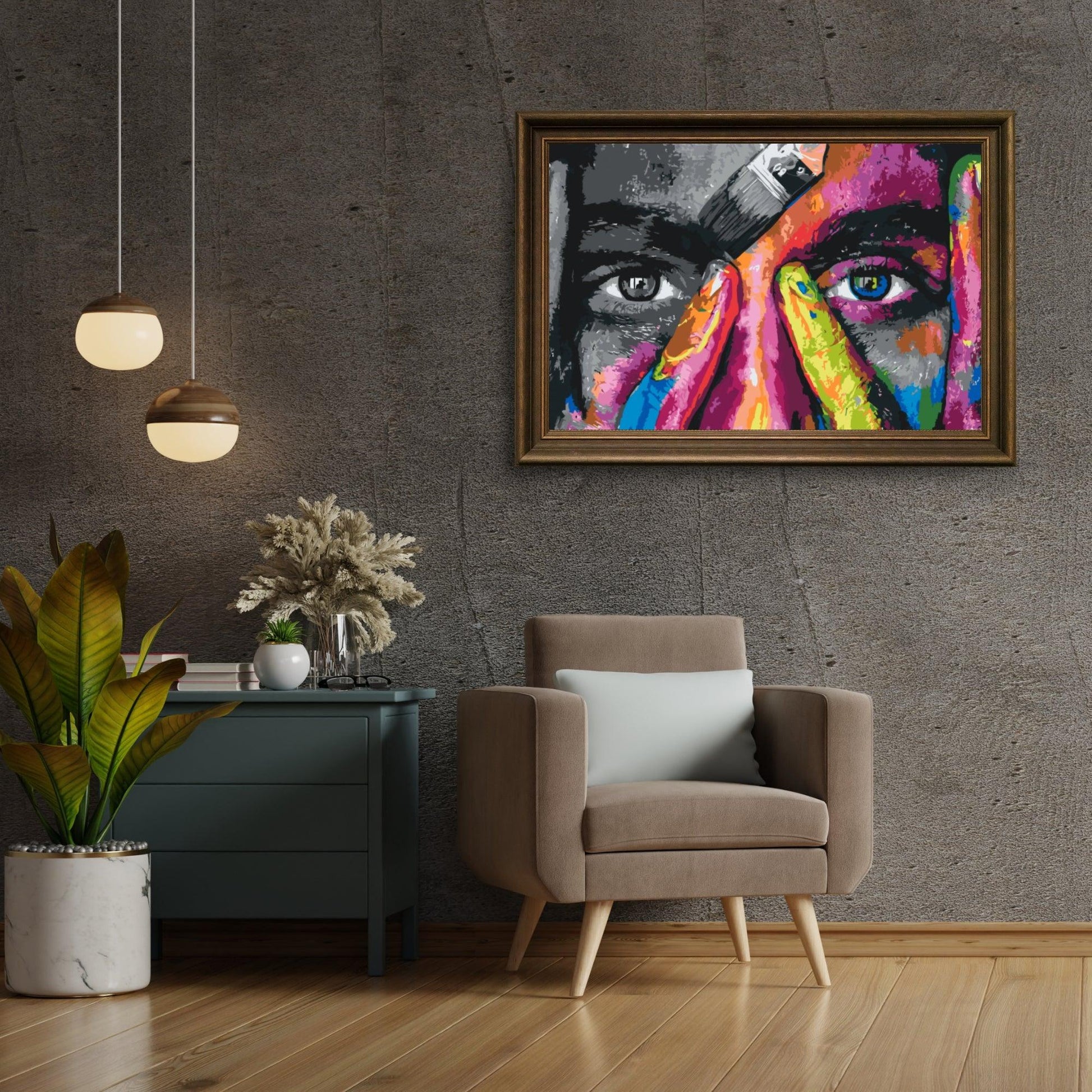 Diamond Painting - Frau mit zwei Gesichtern - SEOS Shop ®