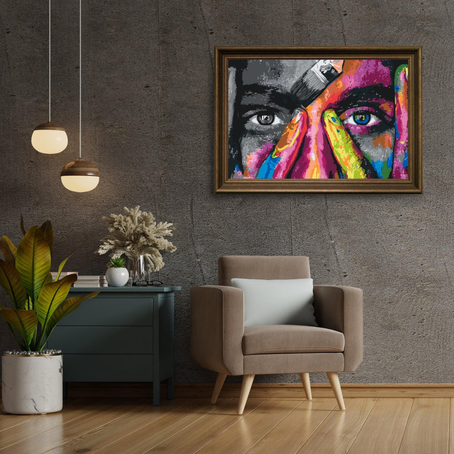 Diamond Painting - Frau mit zwei Gesichtern - SEOS Shop ®